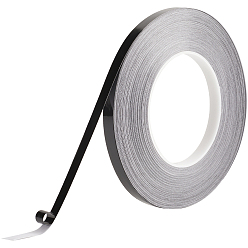 Черный Кромочная окантовка для животных, клейкая отделка шпоном для стола своими руками, кабинет, мебель, декоративная отделка, чёрные, 10x0.2 мм, около 50 м / рулон