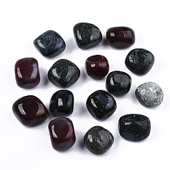 Мосс Агат Природные моховой агат бисером, лечебные камни, для энергетической балансировки медитативной терапии, упавший камень, драгоценные камни наполнителя вазы, нет отверстий / незавершенного, самородки, 19~28x18~24x10~20 мм 250~300 г / пакет