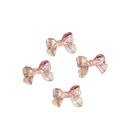 Розовый Пластиковые шарики, бантом, туманная роза, 24x31 мм