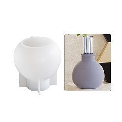 Белый Пищевые силиконовые формы для ваз своими руками, формы для литья смолы, белые, 80x77 мм