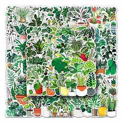 Other Plants Водонепроницаемые наклейки из ПВХ, для чемодана, скейтборде, холодильник, шлем, оболочка мобильного телефона, Растение, 55~85 мм, 100 шт / пакет