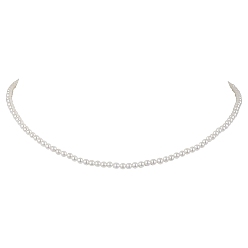 Белый Детские ожерелья из жемчужных бусин, белые, 14.17 дюйм (36 см)