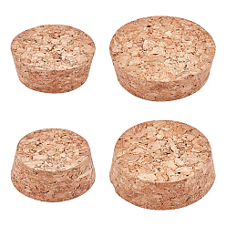 Bois Solide 10pcs 2 bouchons de bouteille en liège de style, accessoires de vin, burlywood, 39.75~43.62x15.64~16.62mm, 5 pcs / style