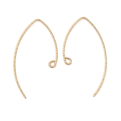 Настоящее золото 14K 925 Серьги-гвоздики маркизы из стерлингового серебра, серьги крючки выводы, реальный 14 k позолоченный, 32x18 мм, отверстие : 2 мм, штифты : 1 мм