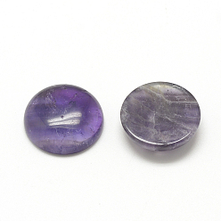 Amethyst Natural Amethyst Cabochons, Half Round/Dome, 10x4~5mm