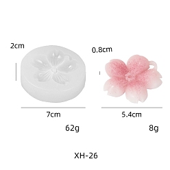 Цветок Пищевые силиконовые формы для свечей своими руками, для изготовления ароматических свечей, цветок, цветок, 70x20 мм