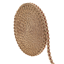 Золотистый Лента из полиэстера с волнистым узором, золотые, 1/2 дюйм (12 мм), около 13.12 ярдов (12 м) / карту