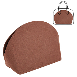 Coconut Brown Felt Purse Organizer Inserts, Felt Bag Organizer, Handbag & Tote Shaper, Coconut Brown, 28x13x23cm