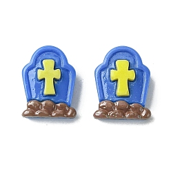 Другие Кабошоны из непрозрачной смолы на тему Хэллоуина, надгробная плита, 14x11x4.5 мм