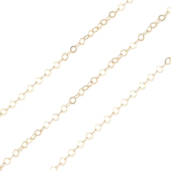 Real 14K Gold Filled Жёлтые золотые кабельные цепи, пайки, real 14 k золото заполнено, ссылка: 1.6x1.4x0.3 mm