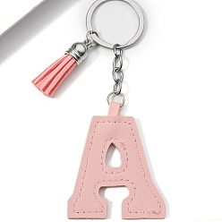 Letter A Брелки из искусственной кожи, украшения для сумок и кошельков, алфавит, буква a, 12x4 см