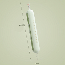 Бледно-Золотистый Вспарыватели стальных швов с пластиковой ручкой, швейные инструменты, бледно золотарник, 105x18x15 мм