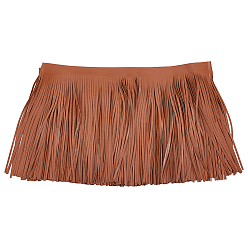 Седло Коричневый 3м отделка из искусственной кожи, Кожаная бахрома с кисточками для шитья своими руками, украшения платья и юбки, седло коричневый, 200 мм