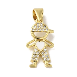 Настоящее золото 18K Стойка металлическая латунная микропрофилированная кубическая циркония подвески, Эмаль стиле, без кадмия и без свинца, долговечный, человек, реальный 18 k позолоченный, 17.5x9.5x1.5 мм, отверстие : 4.5x3 мм