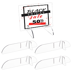 Прозрачный Акриловые подставки для плакатов, прозрачные, 30x9.95x6 см