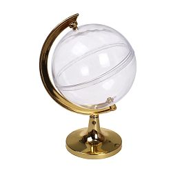 Золотистый Мини пластиковые подарочные коробки, теллурий, золотые, 12x7x7 см