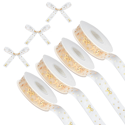 Bowknot Полиэфирная лента, аксессуары для подарочной упаковки, бантом, 1 дюйм (25 мм), около 10.00 ярдов (9.14 м) / рулон