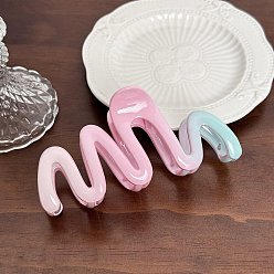 Другие Заколки для волос из ацетата целлюлозы и железных когтей, аксессуары для волос для женщин и девочек, 129x67x52 мм