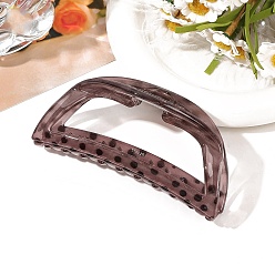 Индийский Красный Пластиковые заколки для волос в горошек, аксессуары для волос для женщин и девочек, Индийская красная, 115x55 мм