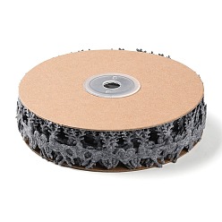 Серый Рождественский олень из фетра с кружевной отделкой, украшение из полиэстера с оленями, для украшения рождественской вечеринки, серые, 1 дюйм (25 мм), около 10.94 ярдов (10 м) / рулон