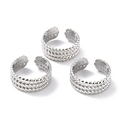 Нержавеющая Сталь Цвет Устойчивые к потускнению 304 кольца из нержавеющей стали, манжеты кольца, долговечный, , цвет нержавеющей стали, размер США 6 3/4 (17.1 мм), 8 мм