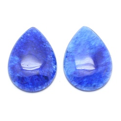 Стеклянный Камень Арбуза Арбуз каменные кабошоны, слеза, 34x24x6.5 мм