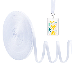 Blanco Cintas de poliéster, para coser accesorios, blanco, 3/4 pulgada (20 mm)