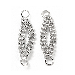 Платинированный Подвески из латуни, ссылки на конский глаз, без кадмия, без никеля и без свинца, Реальная платина, 21x5x1.2 мм, отверстие : 1.8 мм