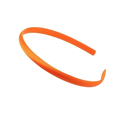 Оранжево-Красный Атласные резинки для волос, ювелирные аксессуары для волос, оранжево-красный, 360x10 мм