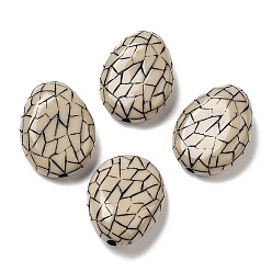 Светло-коричневый Непрозрачные акриловые бусины, слеза, загар, 25x19x9.5 мм, отверстие : 2.1 мм, Около 170 шт / 500 г