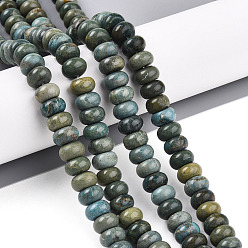 Другие Нефриты Нити бусин из натурального нефрита шушан, рондель, 10~10.5x5~6 мм, отверстие : 0.8 мм, около 67~79 шт / нитка, 14.96~15.35'' (38~39 см)