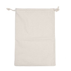 Желтая Старая Ткань  Прямоугольные холщовые упаковочные пакеты, пустые сумки с завязками, старое кружево, 31.5x22x0.3 см