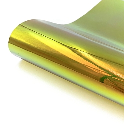 Золотистый Водонепроницаемый перманентный голографический самоклеящийся опаловый виниловый рулон для ремесленного резака, Офис, дом, машина и вечеринка, украшение своими руками, прямоугольные, золотые, 30x25x0.028 см