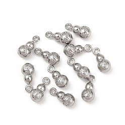 Нержавеющая Сталь Цвет 304 прелести нержавеющей стали, полированный, тыквенное очарование, анти-тускнение, цвет нержавеющей стали, 9.5x4.5x4 мм, отверстие : 1.2 мм