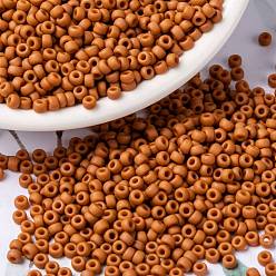 (RR2314) Матовый Непрозрачный Кирпич Миюки круглые бусины рокайль, японский бисер, 8/0, (rr 2314) матовый непрозрачный кирпич, 3 мм, отверстие : 1 мм, Около 2111~2277 шт / 50 г