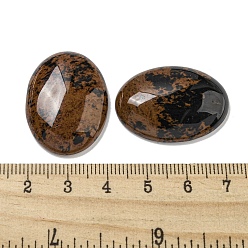 Mahogany Obsidian Natural Mahogany Obsidian Cabochons, Oval, 30x21.5~22x5~8.5mm