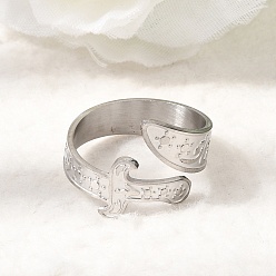 Нержавеющая Сталь Цвет 201 открытые кольца манжеты из нержавеющей стали, меч, цвет нержавеющей стали, 4~17 мм, внутренний диаметр: 18 мм