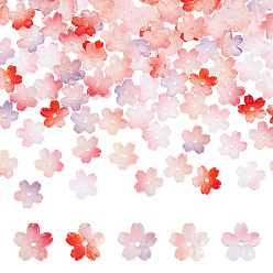 (52) Непрозрачная лаванда 150 шт. 5 цвета, бусины ручной работы, прозрачные, лэмпворк, сакура, два тона, разноцветные, 10 мм, отверстие : 1.3 мм, 30 шт / цвет