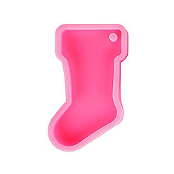 Shoes Силиконовые формы для подвески на рождественскую тему своими руками, формы для литья смолы, для уф-смолы, изготовление ювелирных изделий из эпоксидной смолы, обуви, 78x50 мм