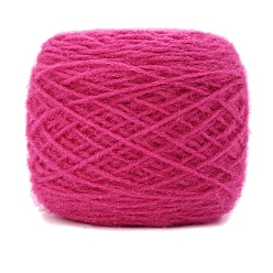 Светло-Вишневый Пряжа мохер, для ткачества, вязание крючком, светло-вишневый, 1.5~2 мм, около 150г/моток