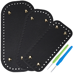 (52) Непрозрачная лаванда 3 шт 3 стили pu кожа вязание крючком сумки ноготь нижняя часть формирователь подушечка, разнообразные, с гвоздем из сплава, 2шт. 2 стили алюминиевые крючки для вязания крючки, разноцветные, внизу: 180~250x80~120x3.6 мм, отверстие : 5 мм, 1 шт / стиль