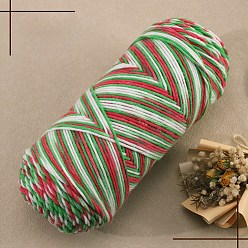 Разноцветный 5-слойная пряжа из молочного хлопка и акрилового волокна, для ткачества, вязание крючком, сегмент окрашенный, красочный, 2.5 мм