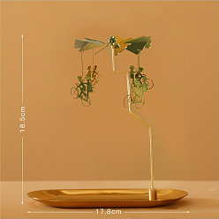 Human Железный вращающийся деревянный подсвечник, для любителей свечей, романтическая свадьба, Рождественская вечеринка (не включая поднос для полотенец), человеческий узор, 20.05 см