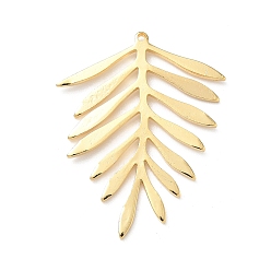 Настоящее золото 24K Латунные подвески, без свинца и без кадмия, лист, реальный 24 k позолоченный, 31.5x25x1.5 мм, отверстие : 1 мм