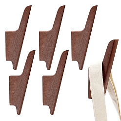 Coconut Brown Wooden Entryway Coat Rack, Coconut Brown, 140x41.5x20mm