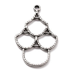 Нержавеющая Сталь Цвет Не тускнеет 304 подвески из нержавеющей стали с открытой задней частью, для diy уф смолы, эпоксидная смола, Прессованные цветочные украшения, цвет нержавеющей стали, 34x20.5x2 мм, отверстие : 2 мм