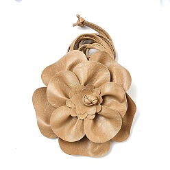 Цвет Древесины Ремни на талию из искусственной кожи с цветочным принтом для женщин, деревесиные, 1810 мм