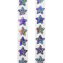 Средняя Орхидея Самоклеящиеся бумажные наклейки, для партии, декоративные подарки, звезда, средне орхидеи, 27 мм, 500шт / рулон