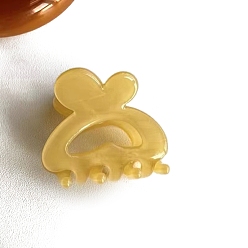 Золотистый Заколки-когти из ацетата пропионата целлюлозы, аксессуары для волос для женщин и девочек, золотые, 30 мм