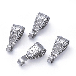 Нержавеющая Сталь Цвет Устойчивы к потускнению 304 дужки из нержавеющей стали, петля под залог, бейлы, слеза, цвет нержавеющей стали, 15x6x6 мм, отверстия : 3x2 mm и 8x4.5 мм